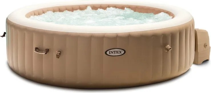 Dmuchany basen ogrodowy SPA 216 cm Intex 428 z hydromasażem, 6-osobowy, 140 dysz