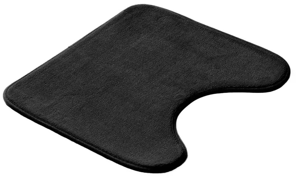 Czarny dywanik łazienkowy do WC 45x45 cm Vitamine – douceur d'intérieur
