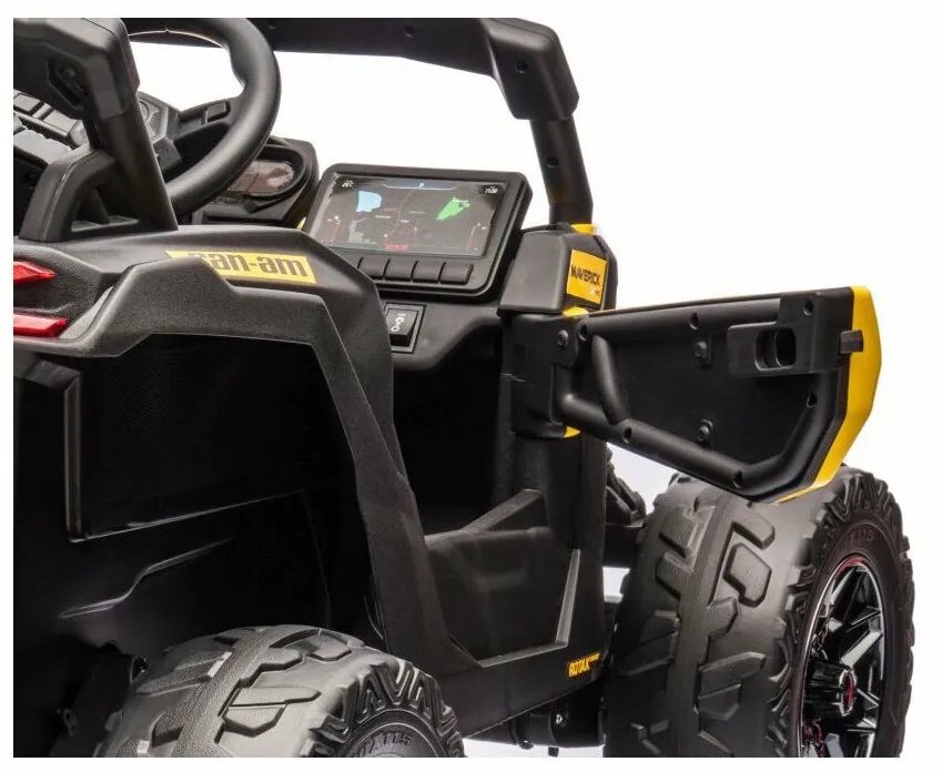 Baby Mix Elektryczny samochód dla dzieci Buggy Hornet, żółty