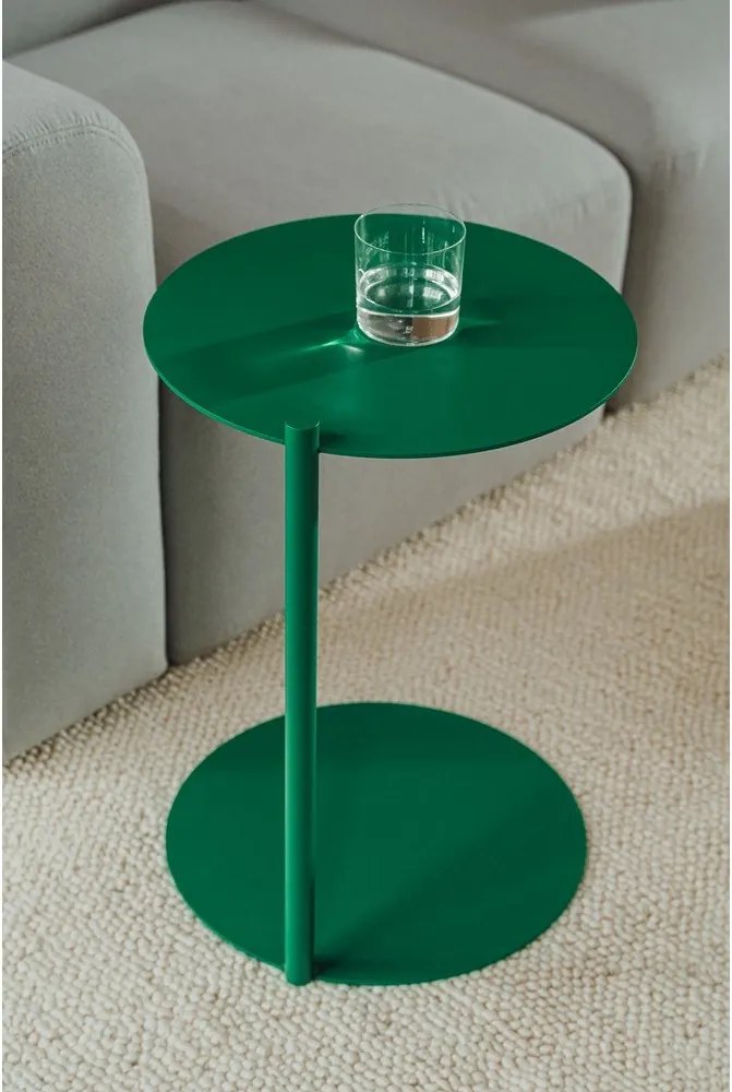 Stalowy okrągły stolik 41x40 cm Ande – noo.ma