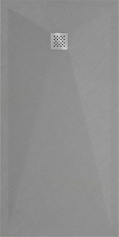 Mexen Stone+ brodzik kompozytowy prostokątny 200 x 100 cm, szary-beton - 44611020