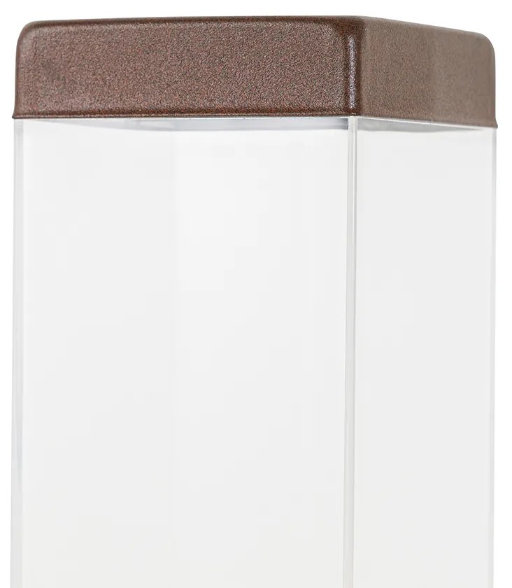 Zewnetrzna Nowoczesna lampa ogrodowa stojąca brązowa rdza 80 cm - Malios Nowoczesny Oswietlenie zewnetrzne