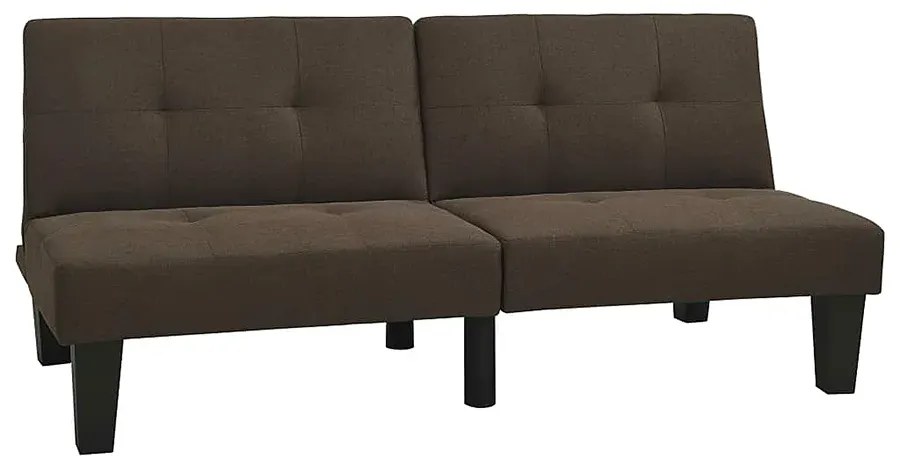 Rozkładana ciemnobrązowa sofa - Iluna 3X