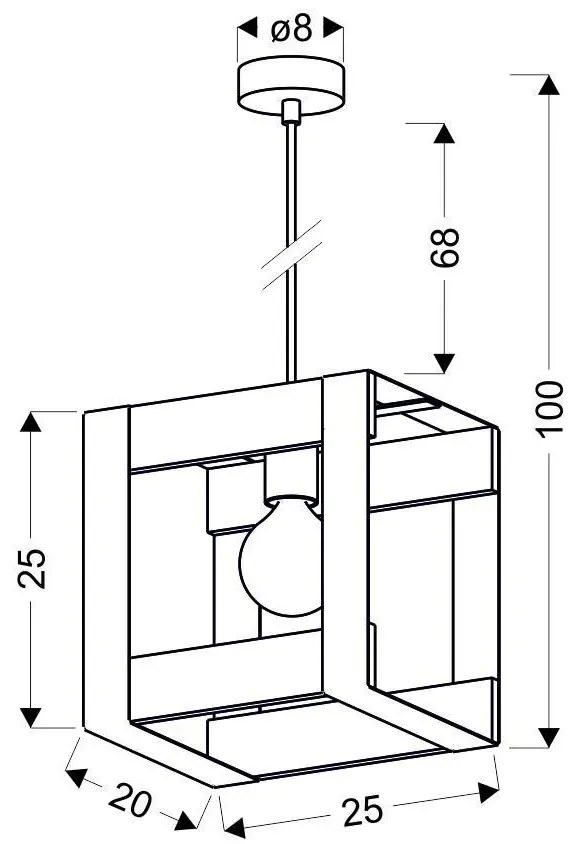 Industrialna lampa wisząca - H2-Z29