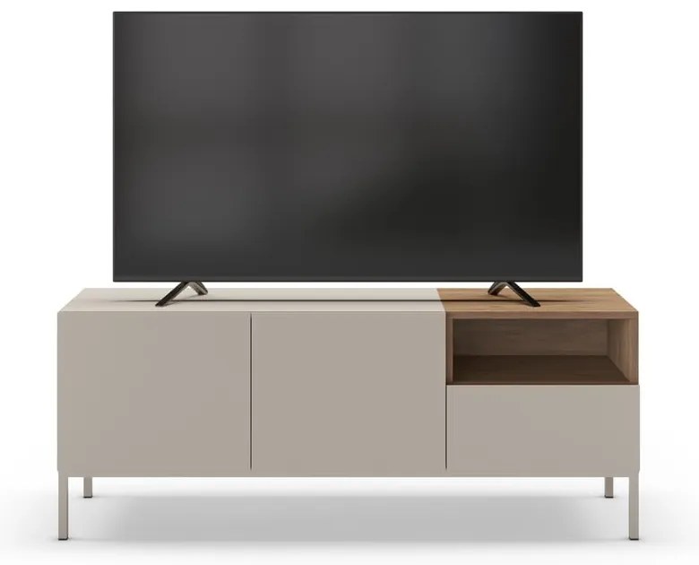Kremowa szafka pod TV 140x55 cm Cailin – Marckeric
