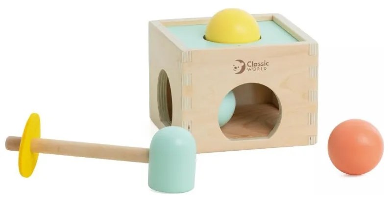 Classic world pastelowy zestaw edukacyjny dla dzieci box od 6 do 12 miesiąca