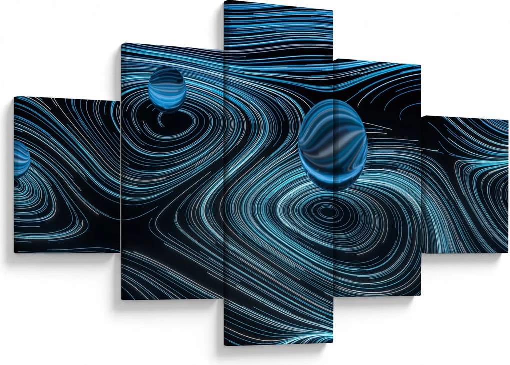 Abstrakcyjny obraz (125x70 cm)