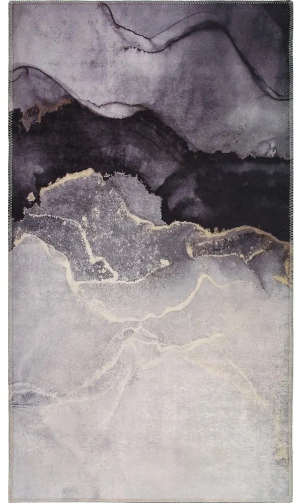 Szary chodnik odpowiedni do prania 200x80 cm – Vitaus
