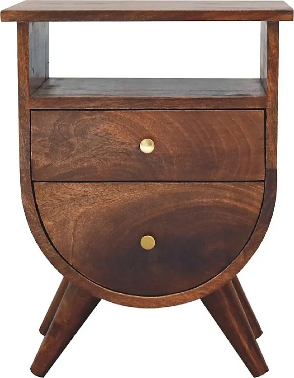 Szafka nocna Chestnut z podziałem