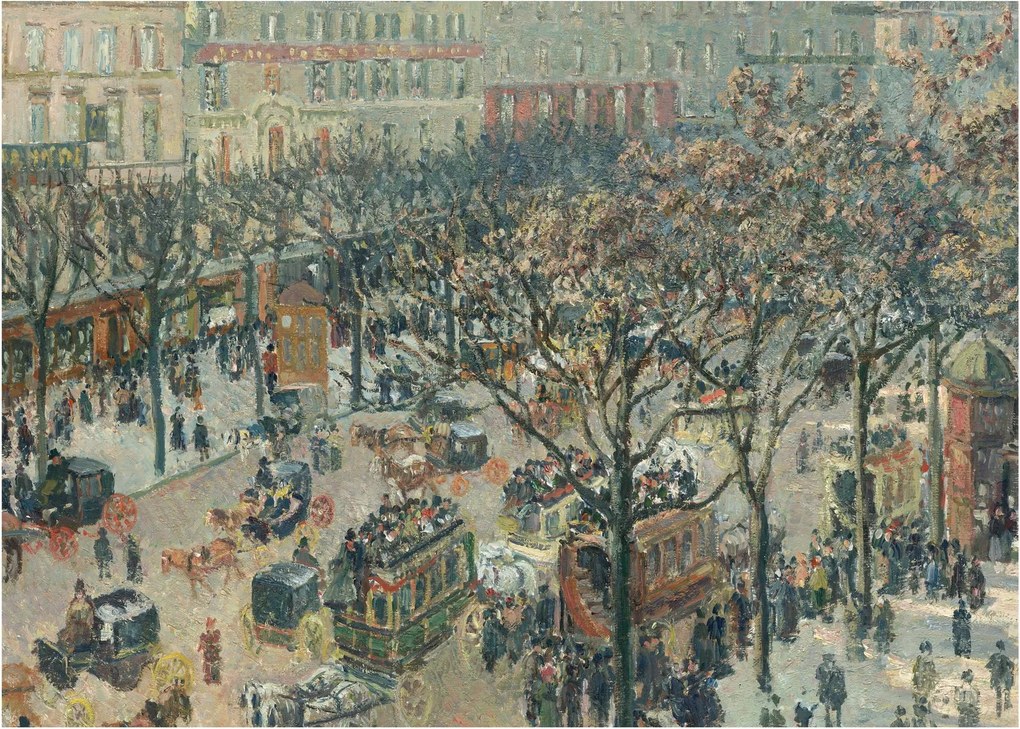 Obraz - Camille Pissarro, Boulevard des Italiens, Morning, Sunlight, reprodukcje (70x50 cm)