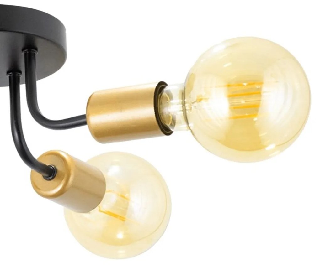 Lampa Wisząca APP1118-5C Czarno Złota