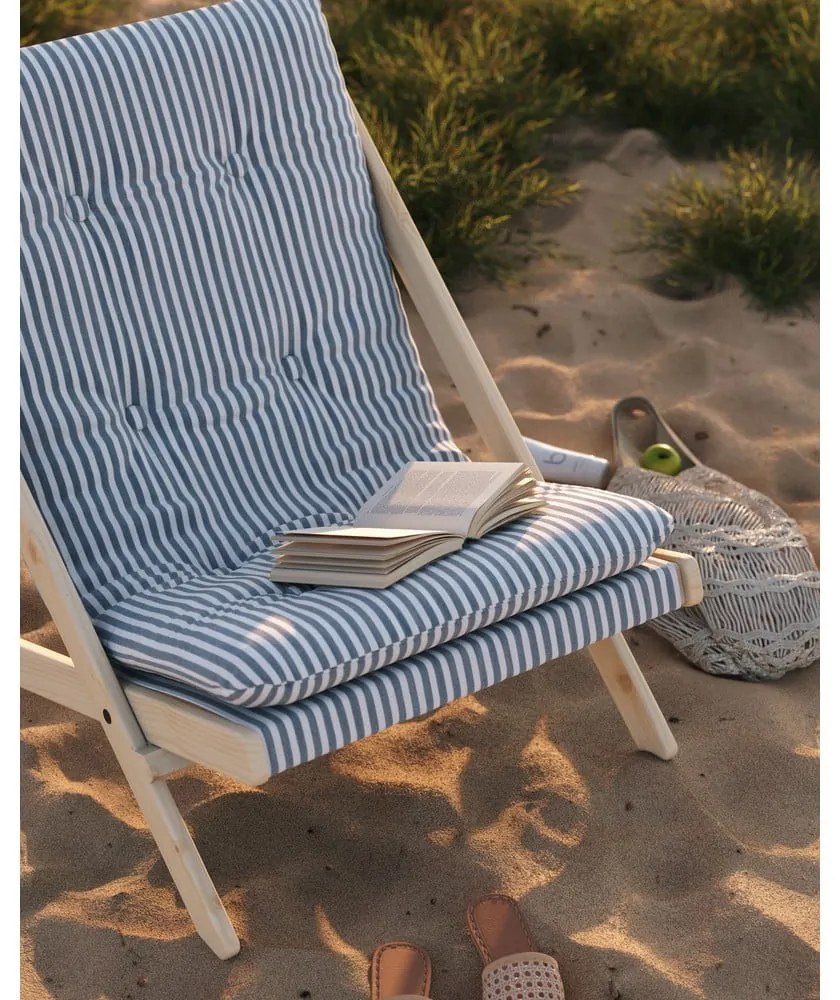 Fotel rozkładany Karup Design Boogie Raw/Clay Brown