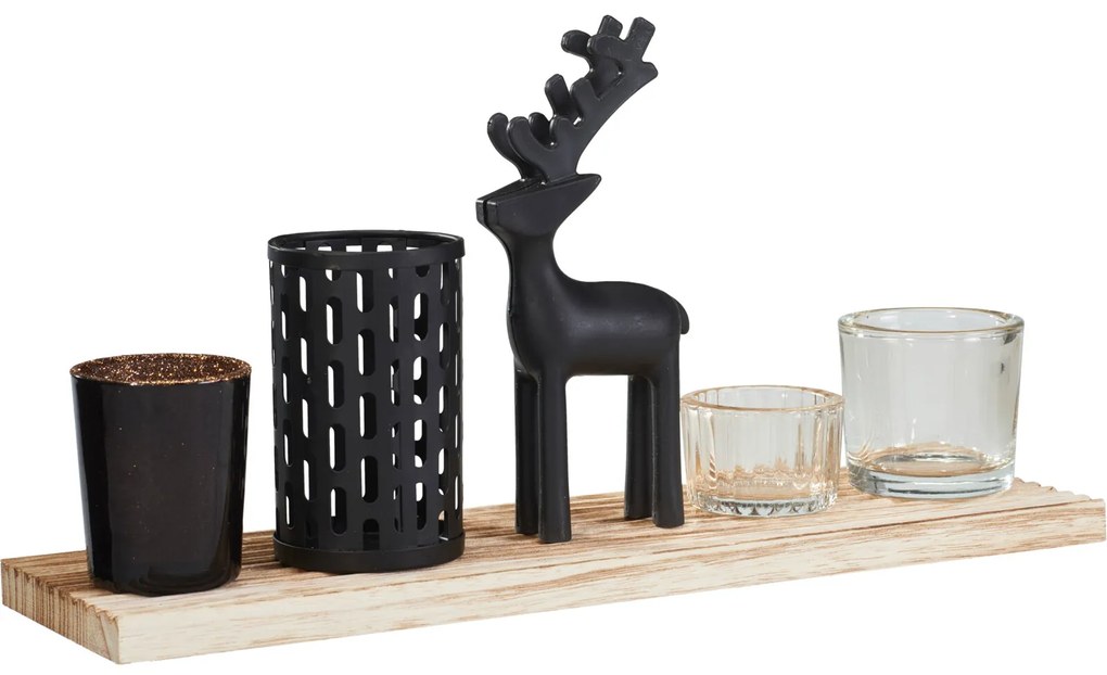 Świąteczny zestaw świeczników tealight 6 szt