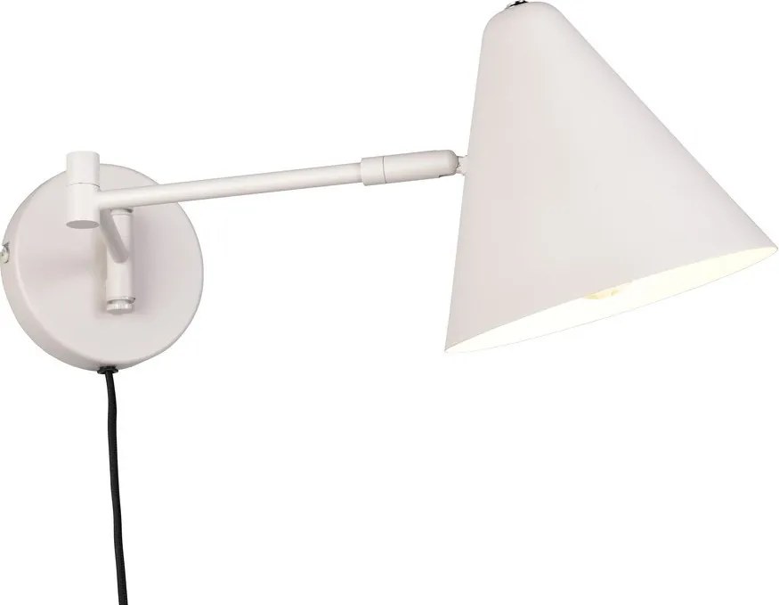 Kinkiet z elastyczną konstrukcją do kontaktu w kolorze kości słoniowej ø 15 cm Cosima – Trio