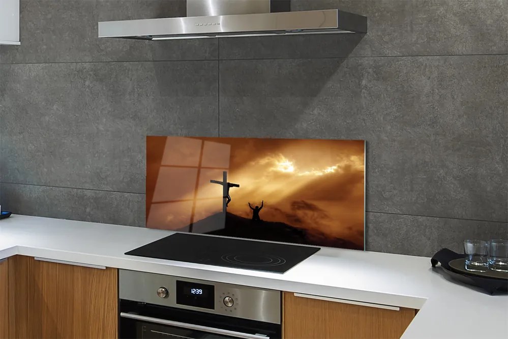 Panel nad Blat Kuchenny Jezus w Blasku Niebiańskiego Światła