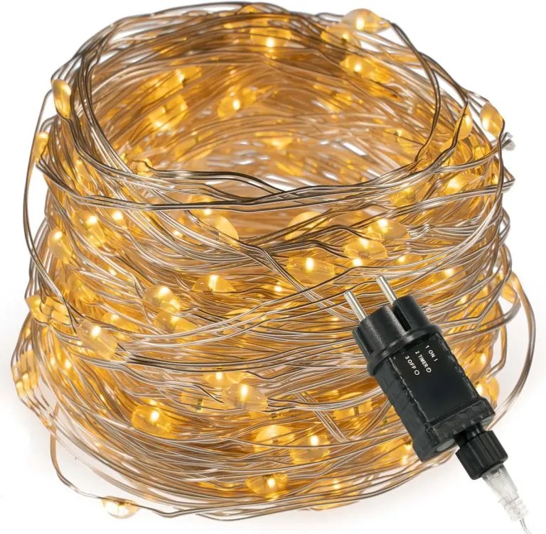 Świetlny łańcuch - 240 LED, ciepła biel