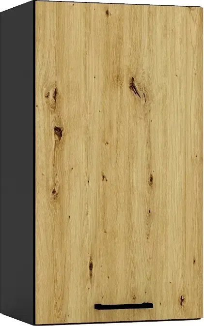 Szafka kuchenna górna 40 cm grafit + dąb artisan H4-K95