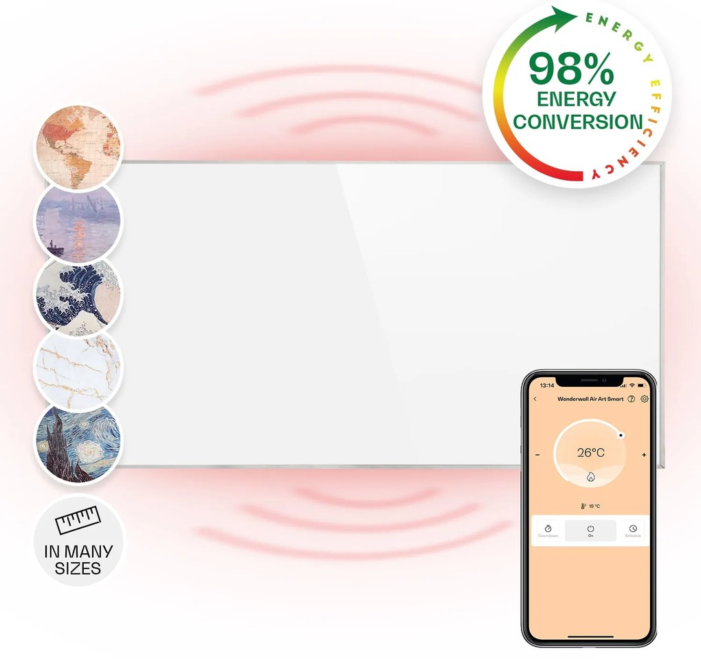 Klarstein Wonderwall Smart Panel grzewczy na podczerwień