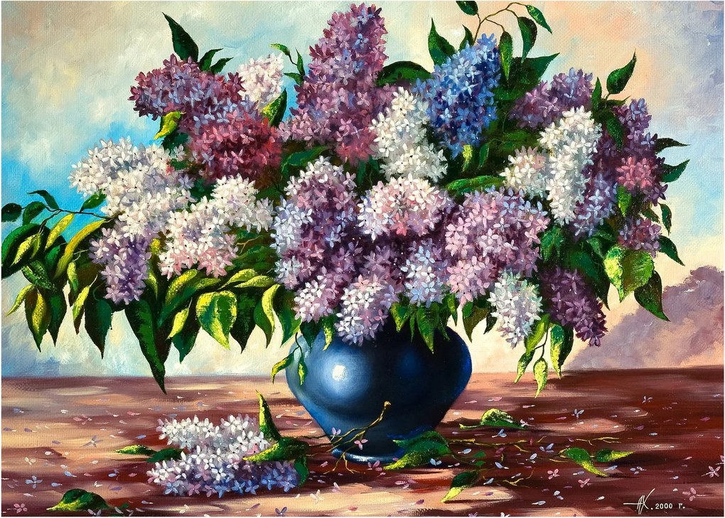 Obraz - Bukiet bzu (70x50 cm)
