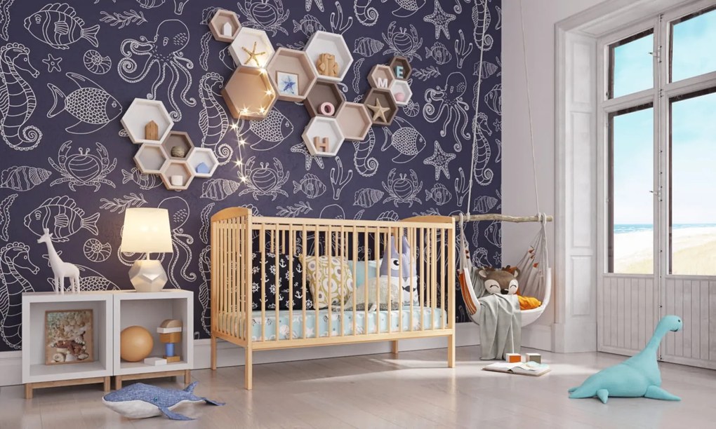 Łóżeczko Kacper sosna 120/60