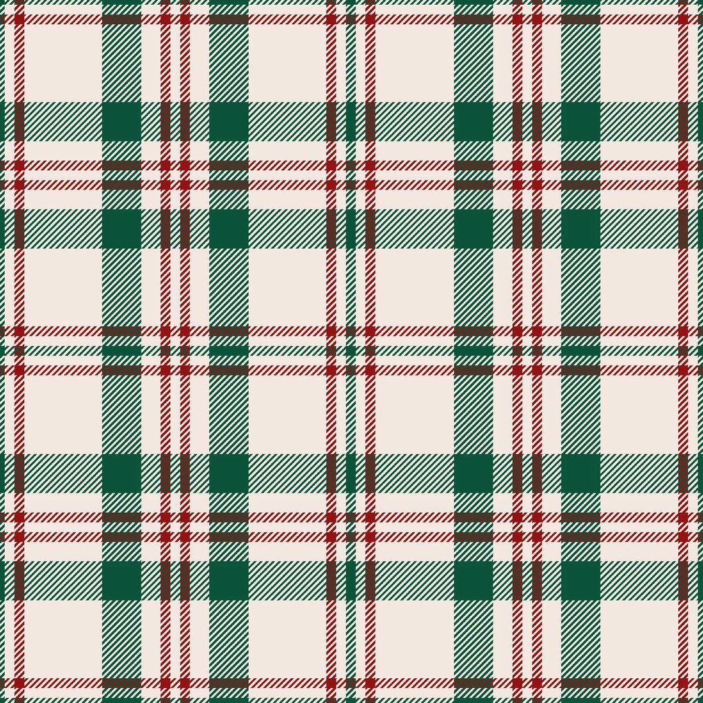 Bawełniana poszewka na poduszkę WINTER PLAID 50x70 cm, kolorowa