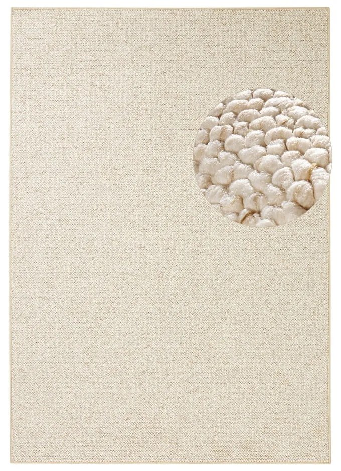 Kremowy dywan 160x240 cm Wolly – BT Carpet