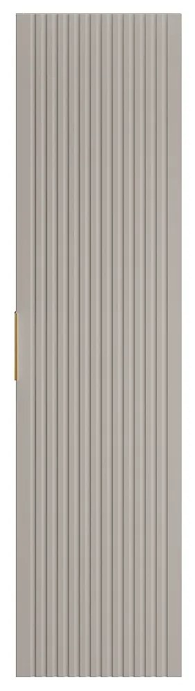 Wiszący słupek łazienkowy z prążkowaną fakturą – beżowy – wys. 140 cm – ZEVARA