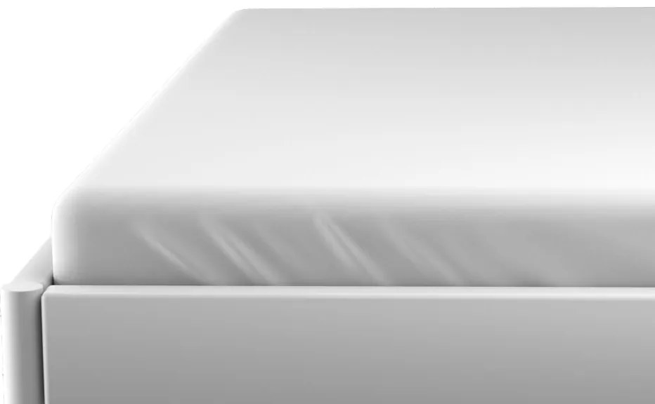 PrzytulneMieszkanie.pl Jersey prześcieradło dziecięce białe 70x140 cm