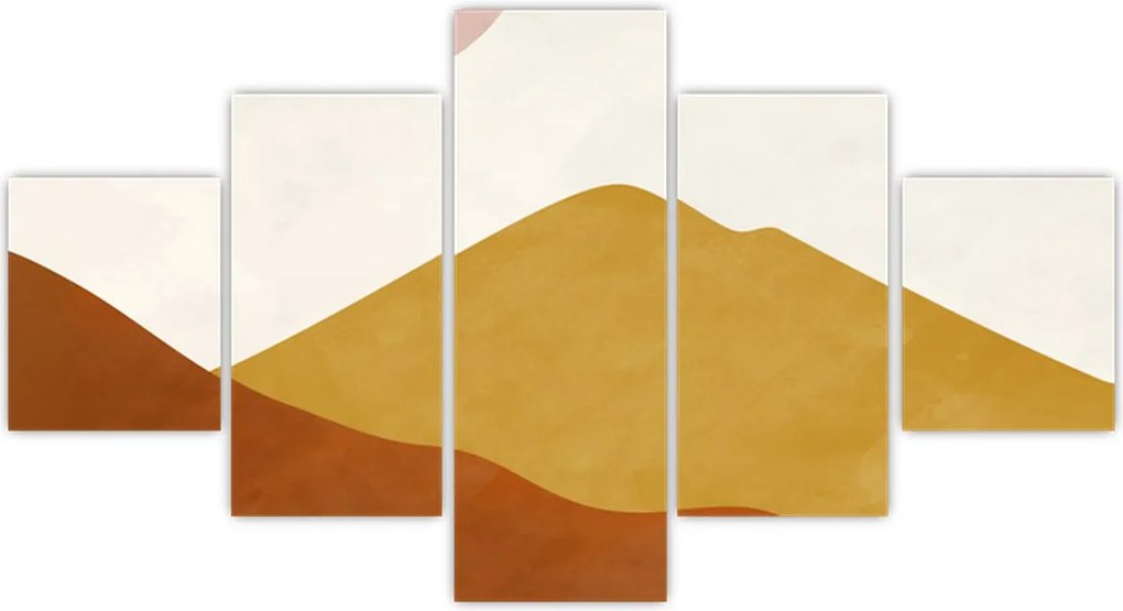 Obraz - Góry akwarelowe N⁰1 (125x70 cm)