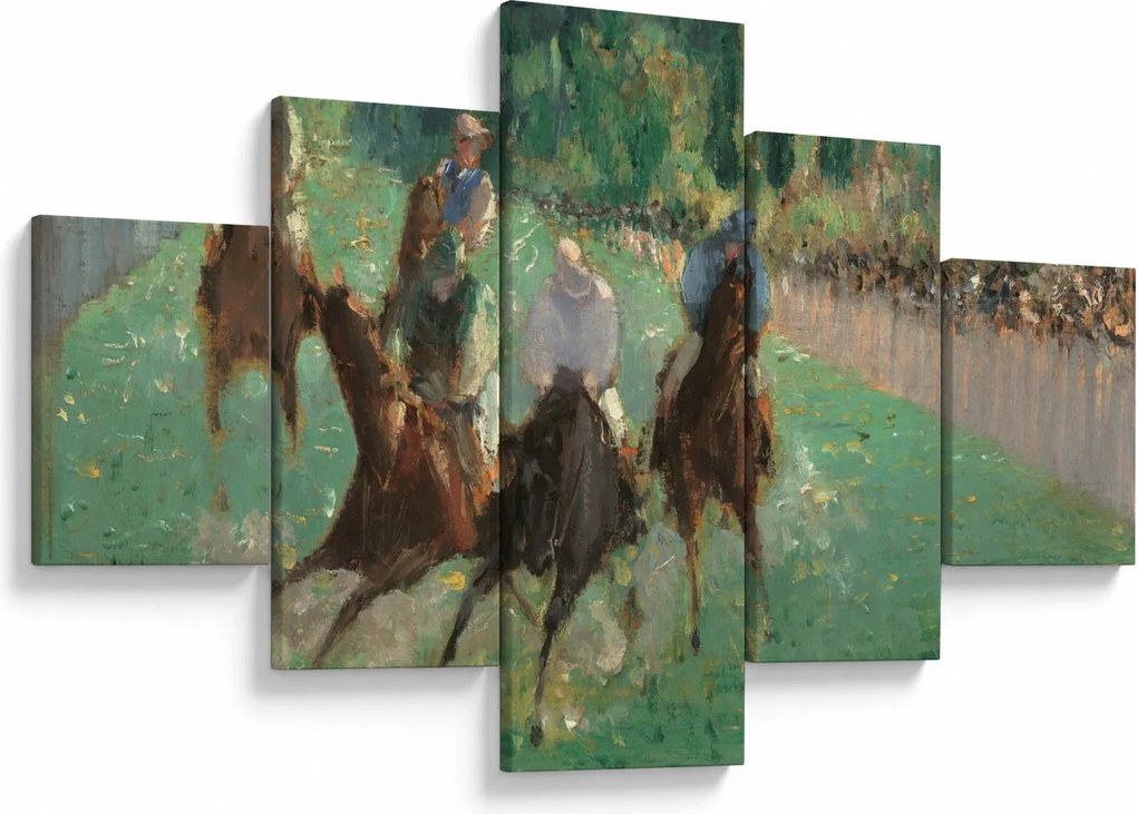 Obraz - Edouard Manet, At the Races, reprodukcje (125x70 cm)