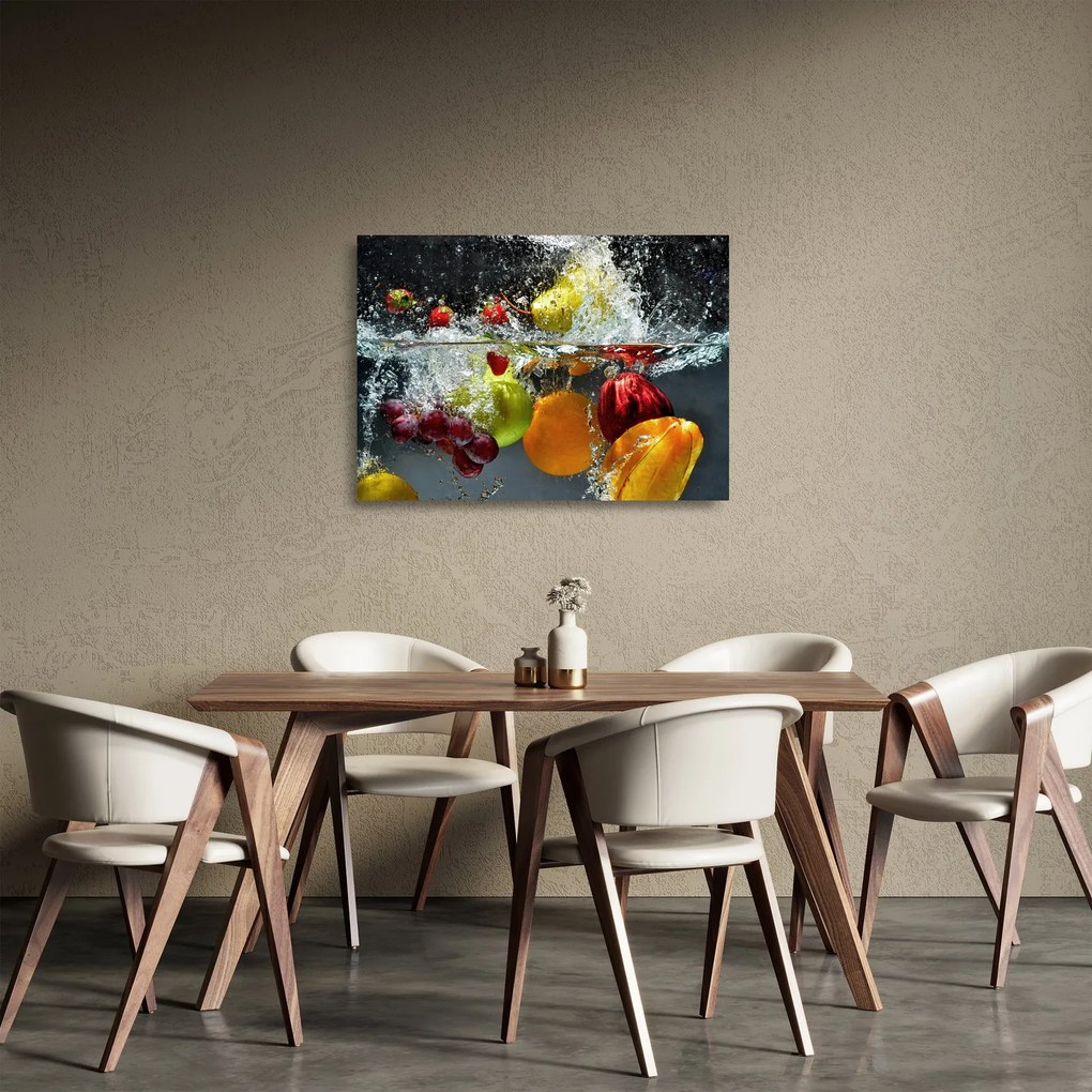 Obraz na szkle - Owoce (70x50 cm)