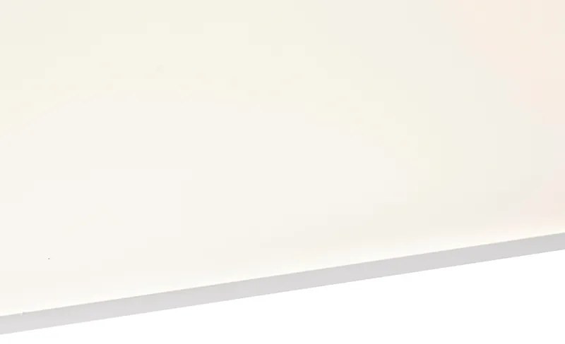 Stalowy Plafon / Lampy sufitowe 120 cm z wbudowanym LED z pilotem - Liv Nowoczesny Oswietlenie wewnetrzne