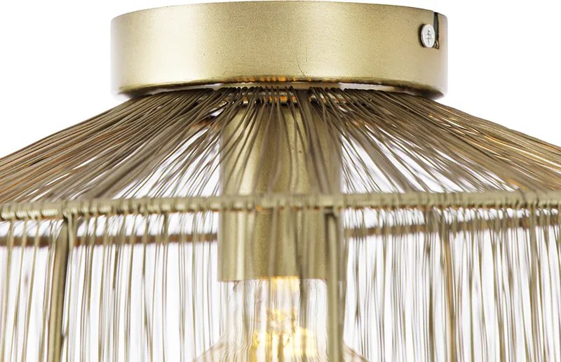 Nowoczesna lampa sufitowa mosiądz 30 cm - Bolti