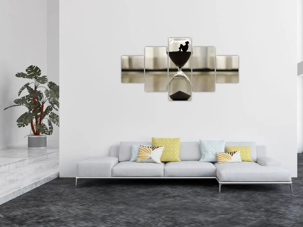 Obraz klepsydry (125x70 cm)