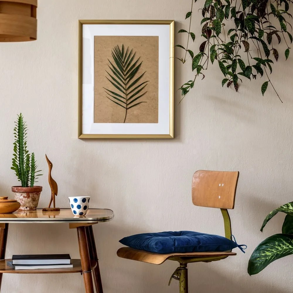 Aksamitna poduszka na krzesło 40x40 cm Aleksa – Restilo