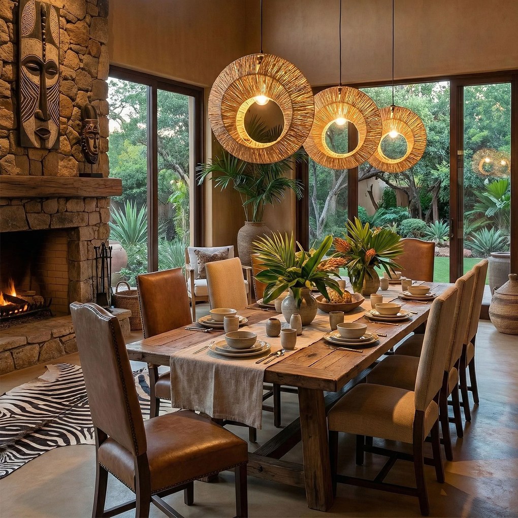 LAMPA SUFITOWA WISZĄCA APP1788-1CP NATURE