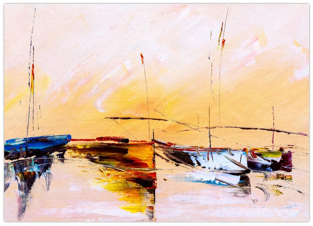 Obraz - Obraz statku (70x50 cm)
