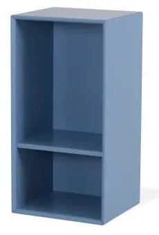 Niebieski regał Tenzo Z Halfcube, 36x70 cm