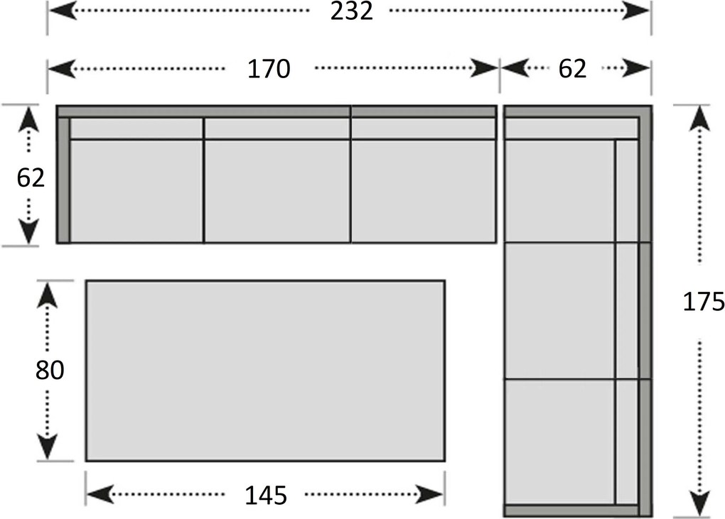 Doppler PANAMA ogrodowy zestaw wypoczynkowy