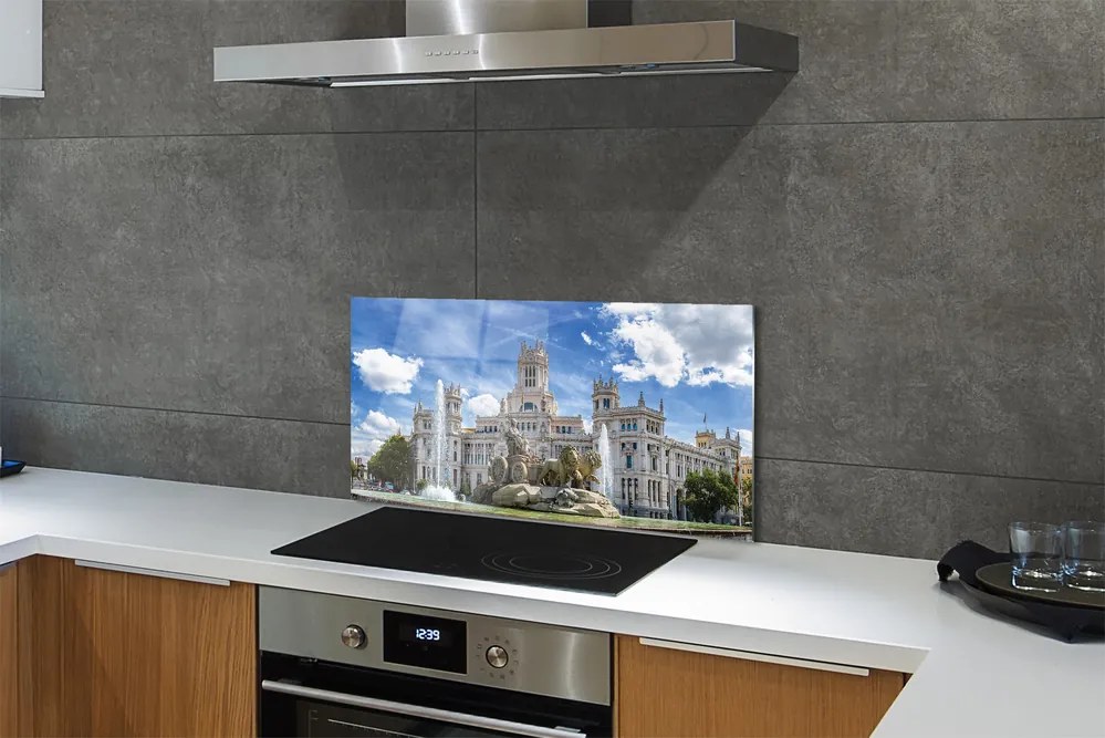 Panel Szklany Królewska Fontanna w Madrycie