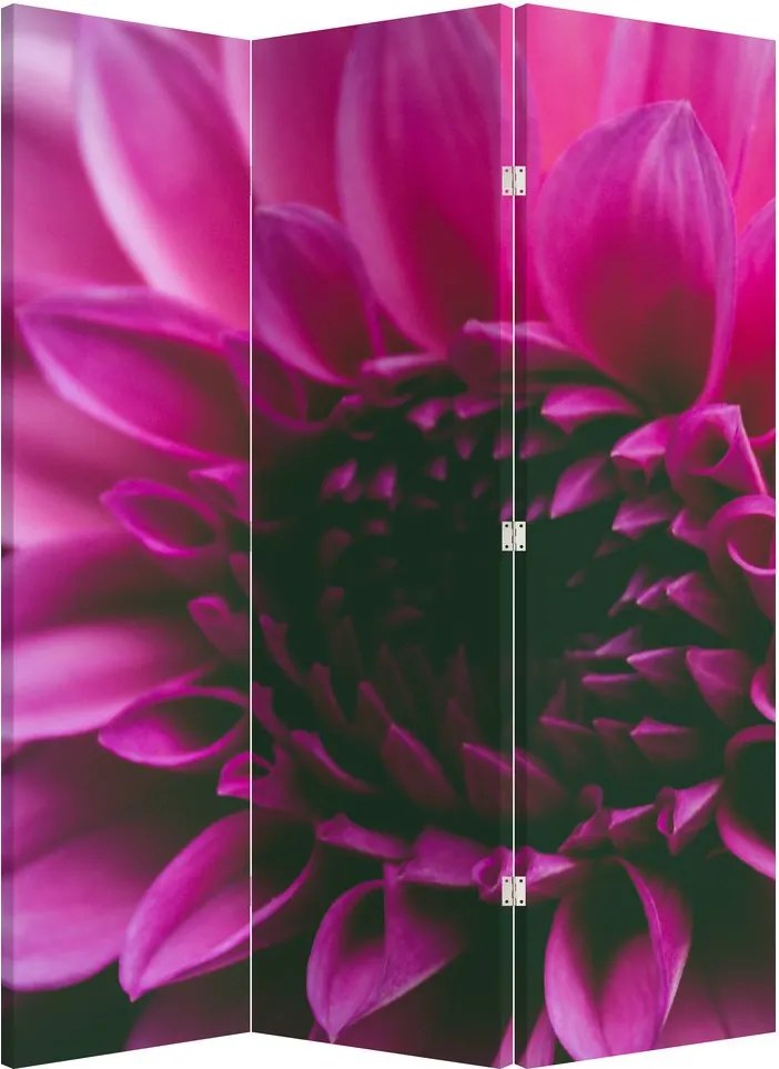 Parawan - Różowy kwiat (126x170 cm)