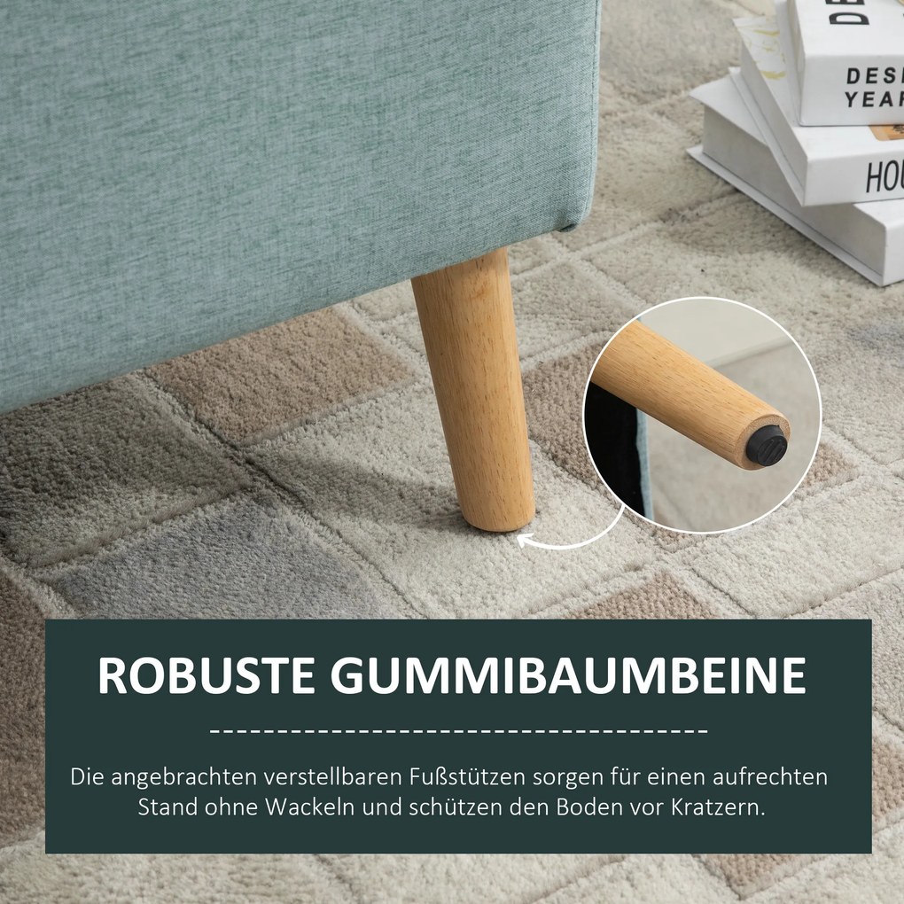 HOMCOM ławka tapicerowana pikowana 110 cm do przedpokoju sypialni salonu | Aosom PL