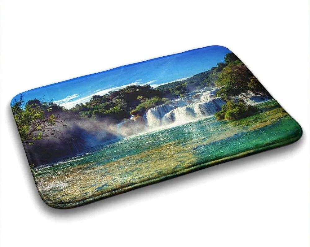 Dywanik łazienkowy Dywanik łazienkowy Krajobraz Wodospad