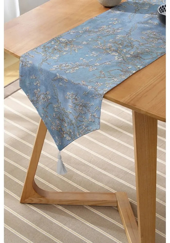 Bieżnik 45x140 cm Blue Spring – Minimalist Cushion Covers