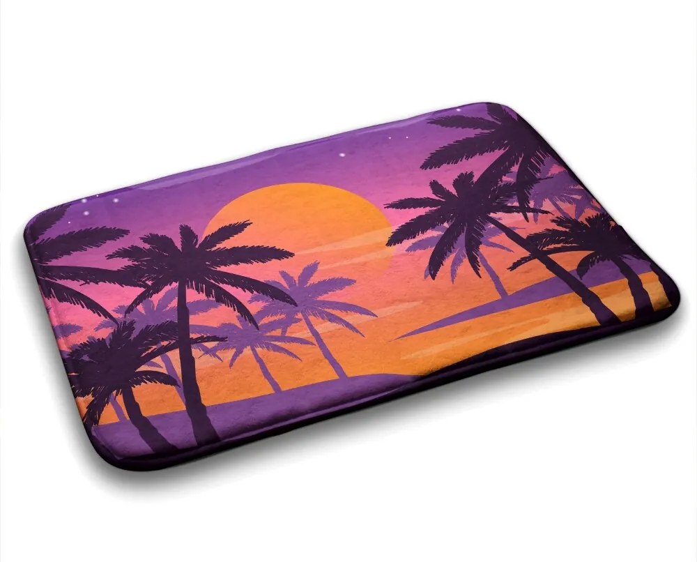Dywanik łazienkowy antypoślizgowy Dywanik łazienkowy antypoślizgowy Tropikalna plaża