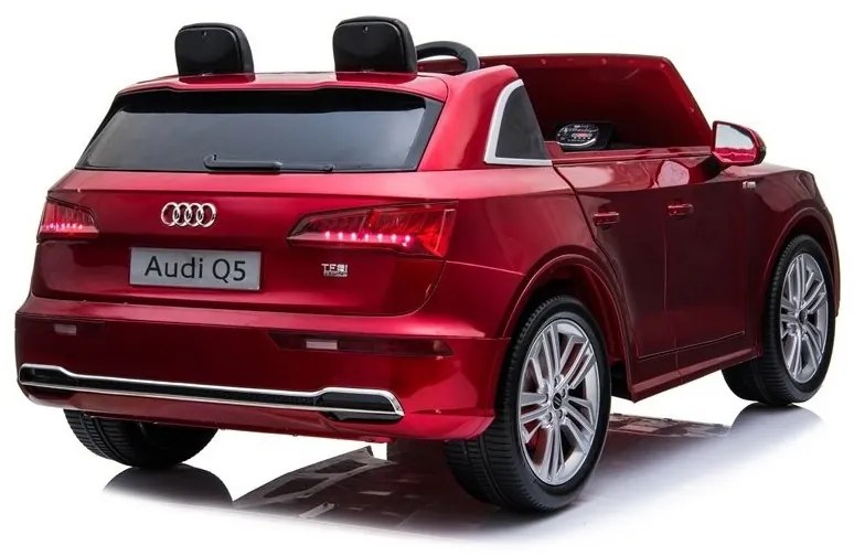 Pojazd na akumulator nowe audi q5 2-osobowe czerwone lakierowane