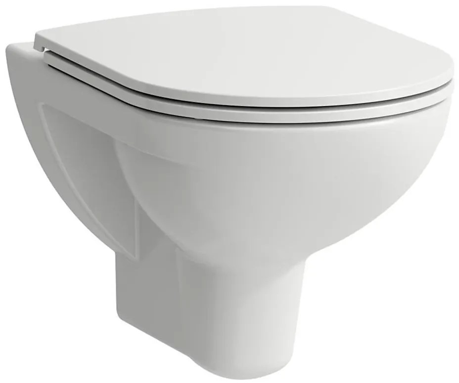 LAUFEN H8669510000001 - Wisząca miska WC PRO ceramika/biała + deska sedesowa SoftClose PRO biała