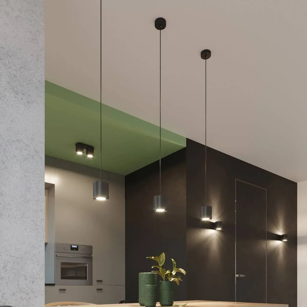 Plafon ORBIS 2 czarny SOLLUX LIGHTING
