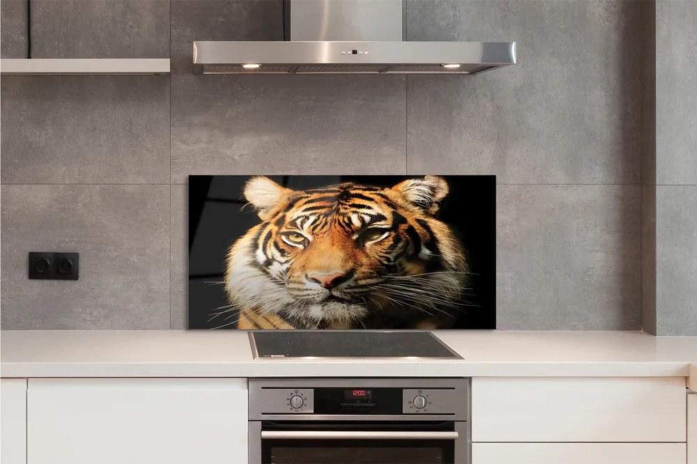 Panel szklany do Kuchni Skradający się Drapieżnik