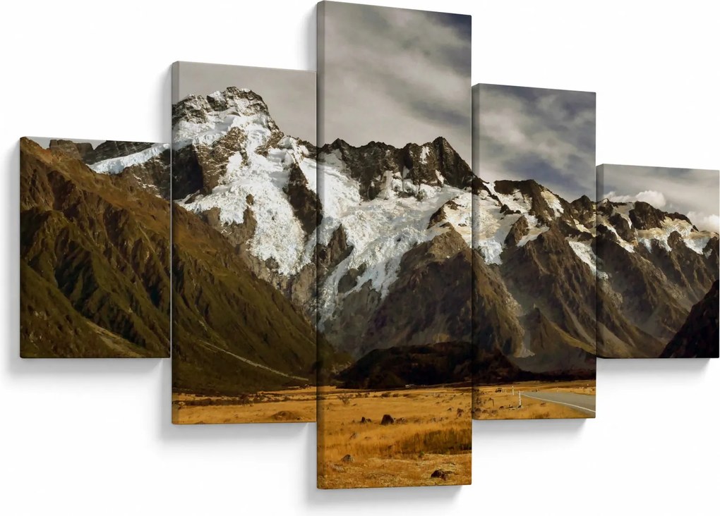 Obraz góry Sefton, Nowa Zelandia (125x70 cm)